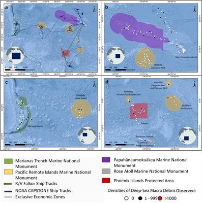 Deep-Sea Debris in the Central and Western Pacific Ocean